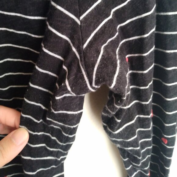 Loft Vintage striped embroidered heart long sleeve - Picture 3 of 8